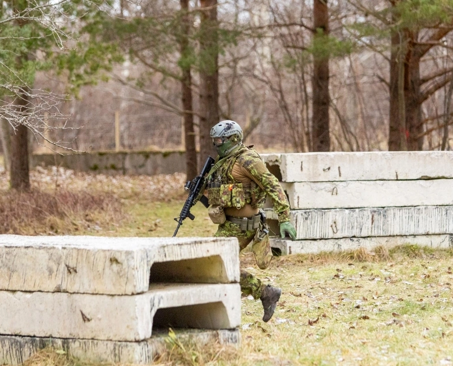 Outdoor airsoft field in Suurpea, Loksa